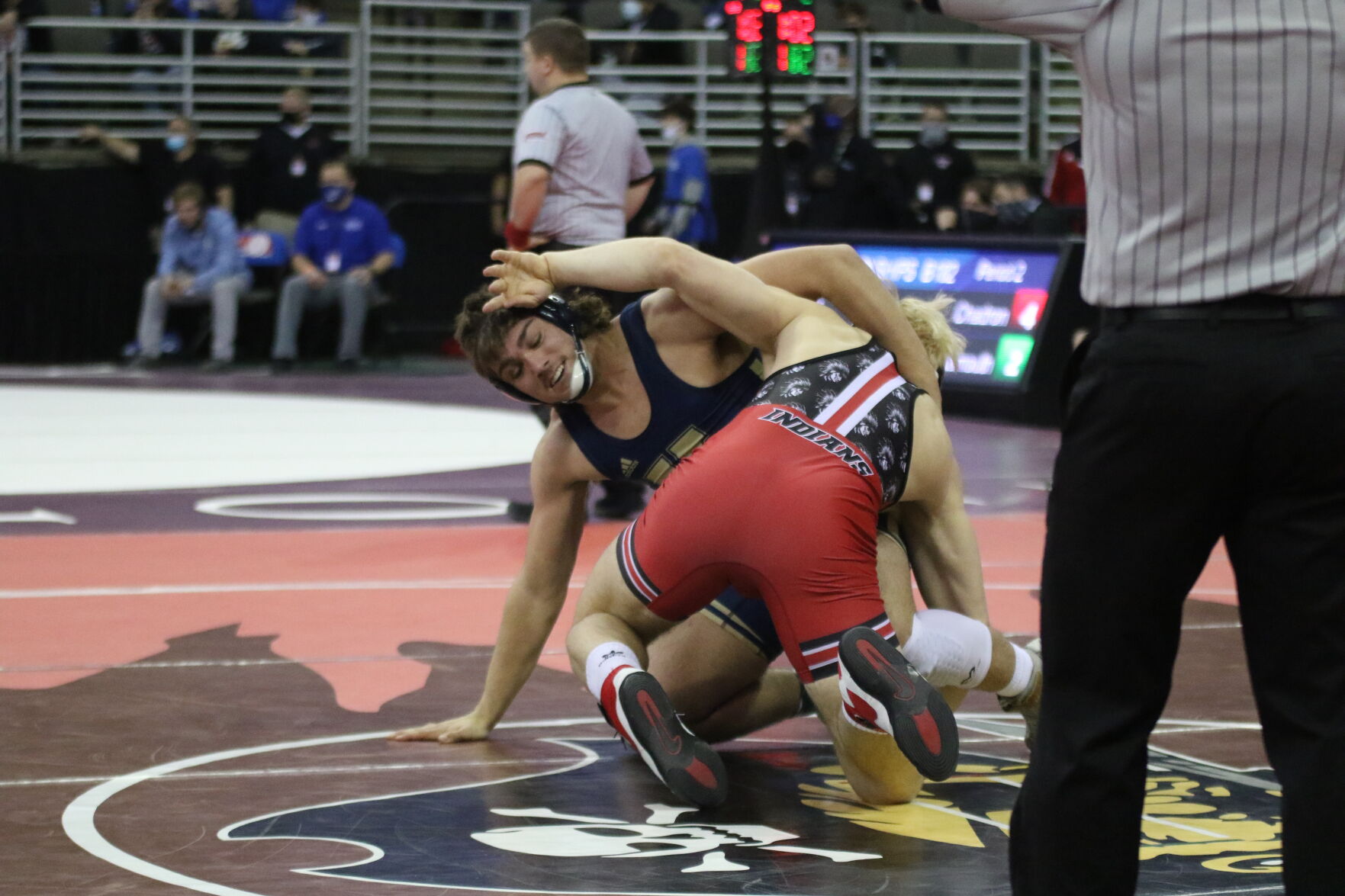 State wrestling -- York90.JPG